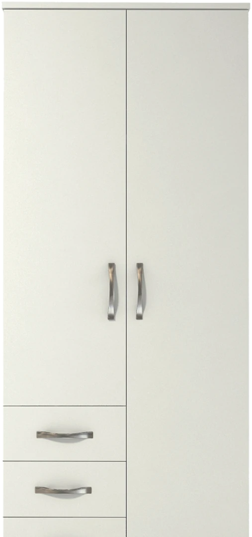 2 Door 3 Drawer Combi Wardrobe