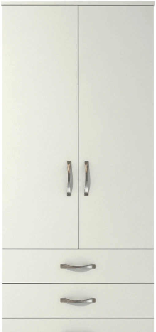 2 Door 3 Drawer Wardrobe