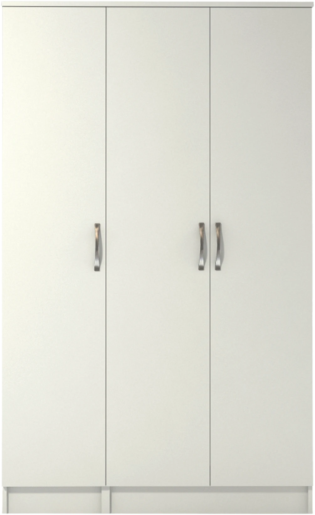 Montalvi 3 Door Wardrobe in white — British-made contract furniture
