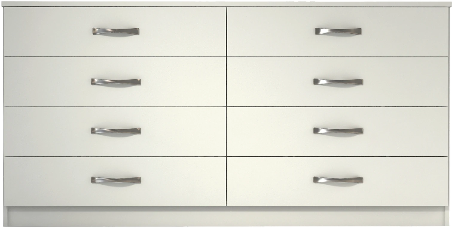 4+4 Drawer Wide Double Chest
