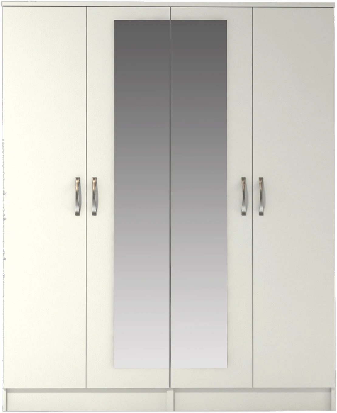 4 Door Mirrored Wardrobe