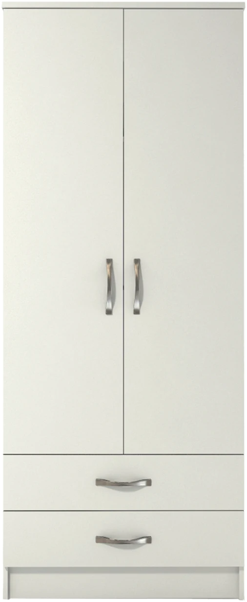 2 Door 2 Drawer Wardrobe