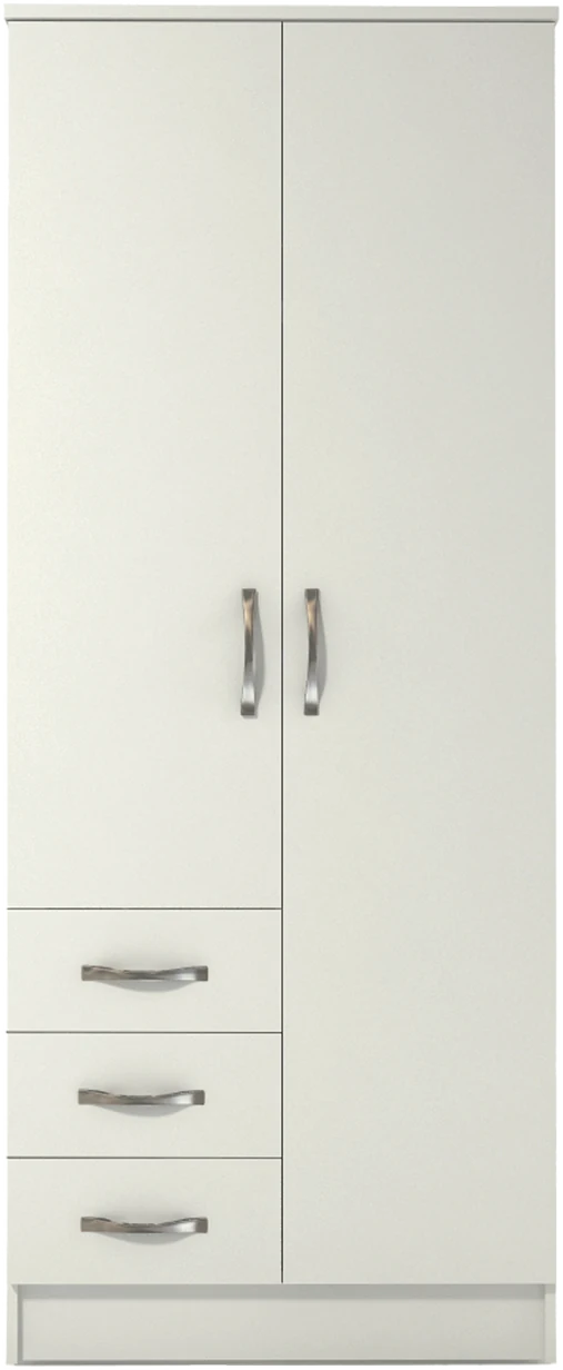 2 Door 3 Drawer Combi Wardrobe