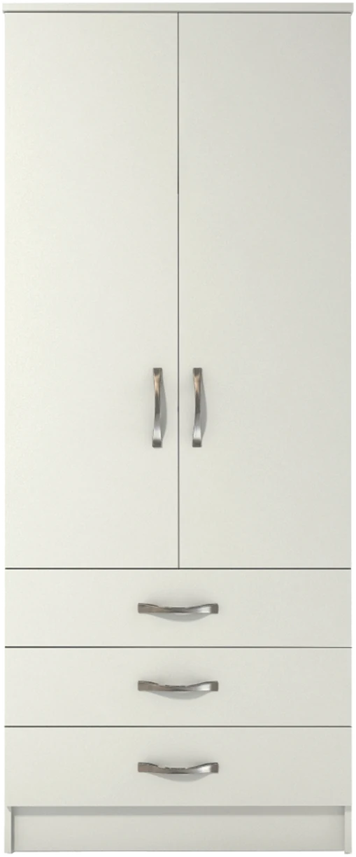 2 Door 3 Drawer Wardrobe