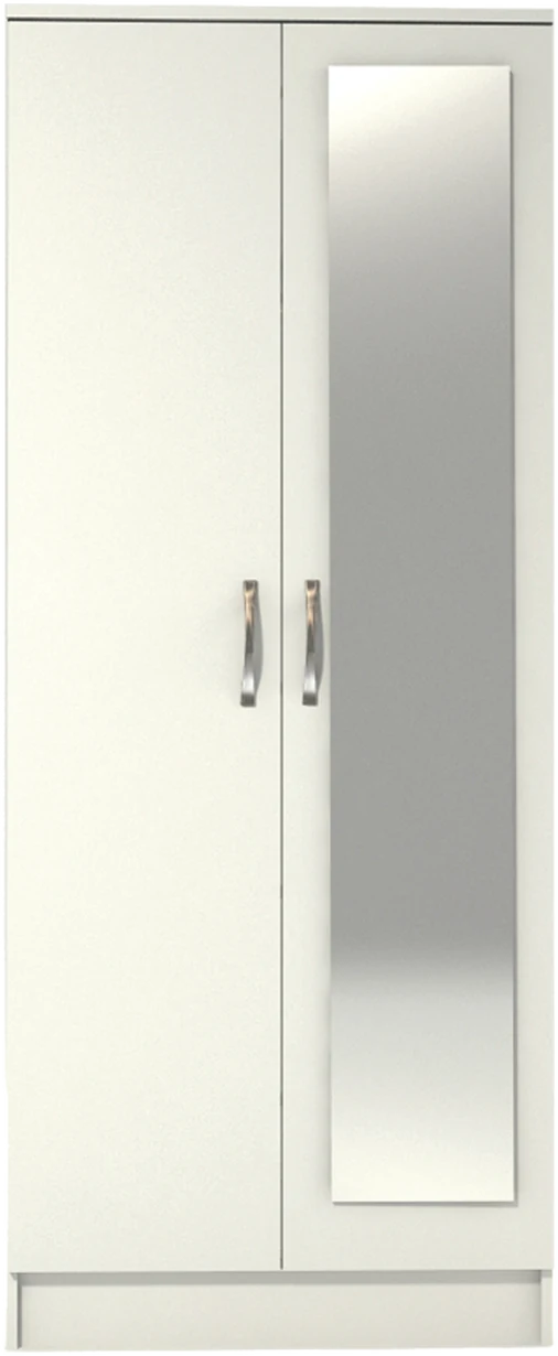 2 Door Mirrored Wardrobe