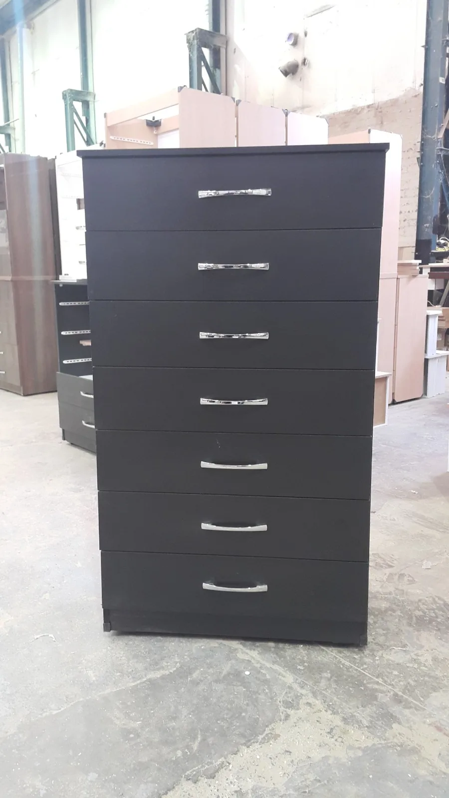 Wardrobe and dressing-table combination