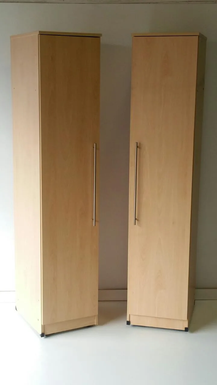 Tallboy chest finished in warm walnut