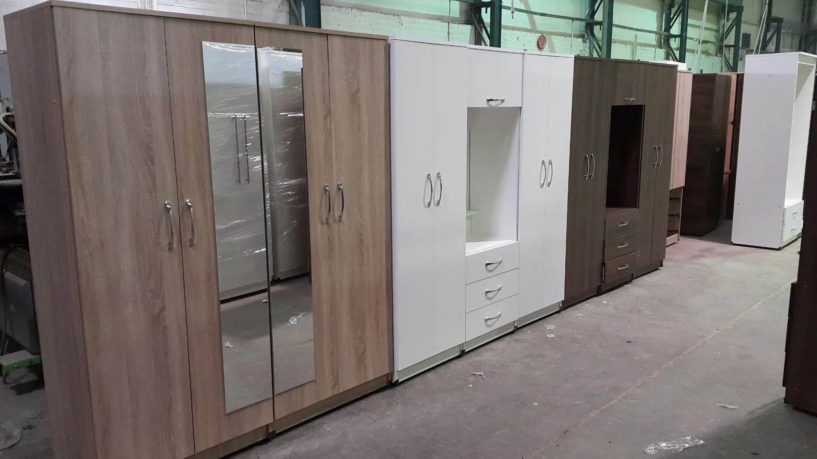 Wardrobe collection finished to order