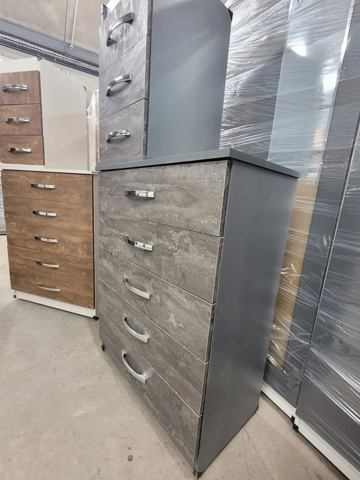 Bedroom collection ready for installation